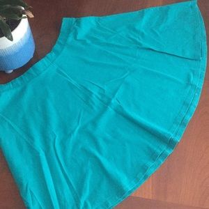 Teal Circle Skirt